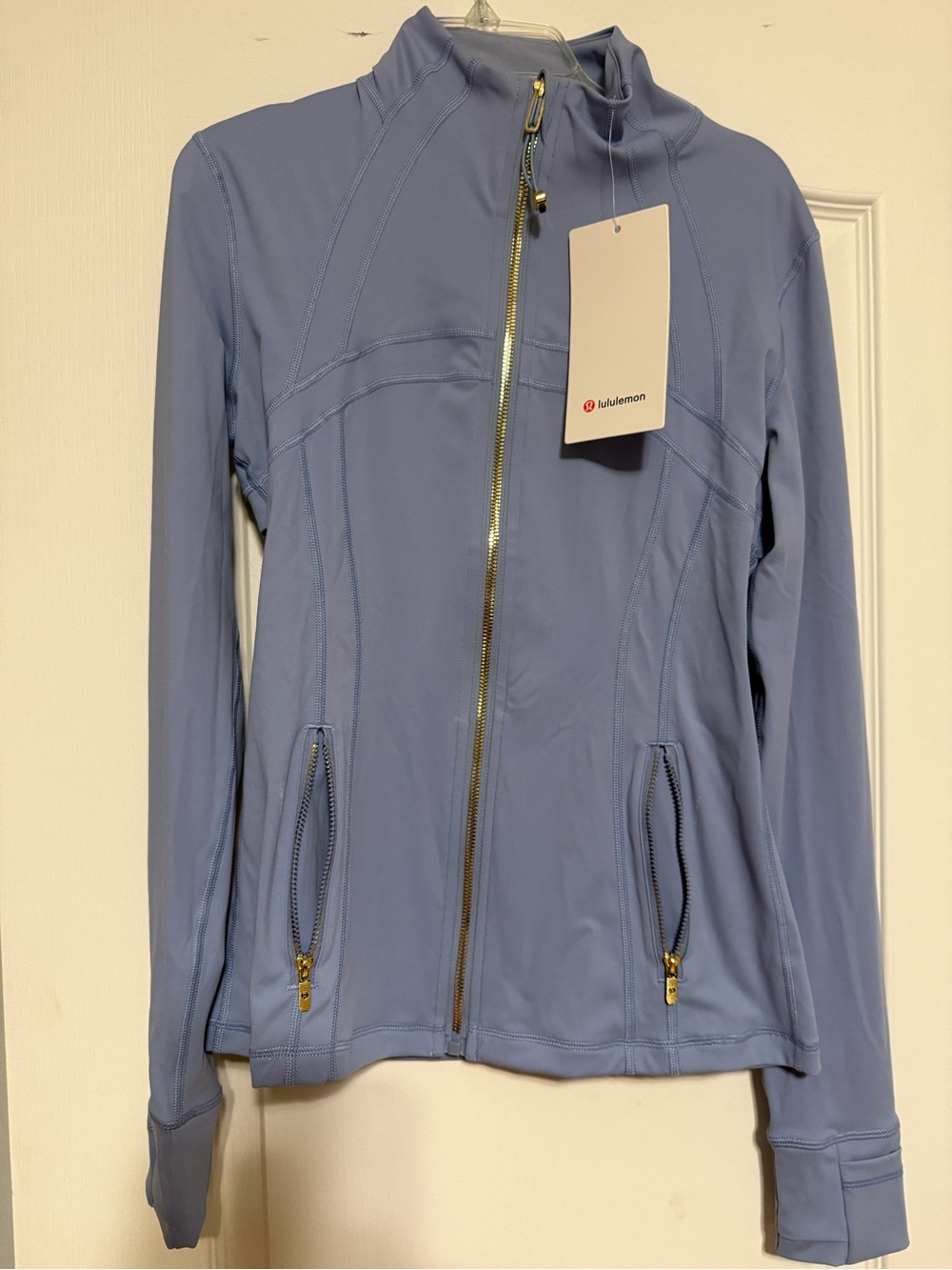 NWT lululemon Define Jacket Nulu Blue Periwinkle Sz 6 Full-Zip Utility Jacket